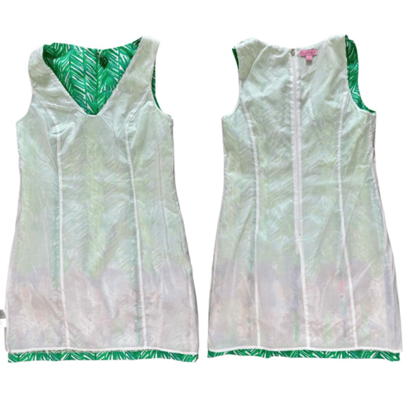 Lilly Pulitzer Tandie Shift Dress Costa Toucan Green Elephants 10 NWOT Coastal - Picture 12 of 13